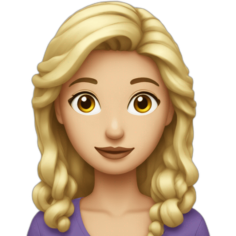 Une jolie femme emoji