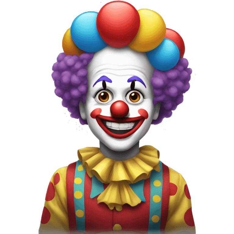 Clown cool emoji