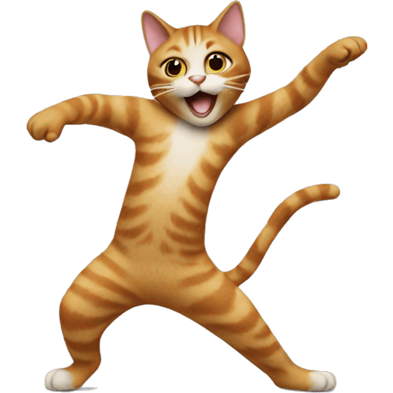 Cat dancing emoji