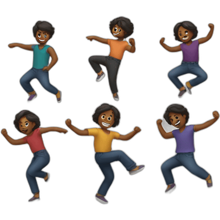 people dancing emoji