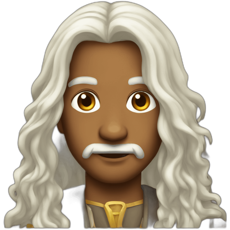 Long hair Sri Lankan dungeon master emoji