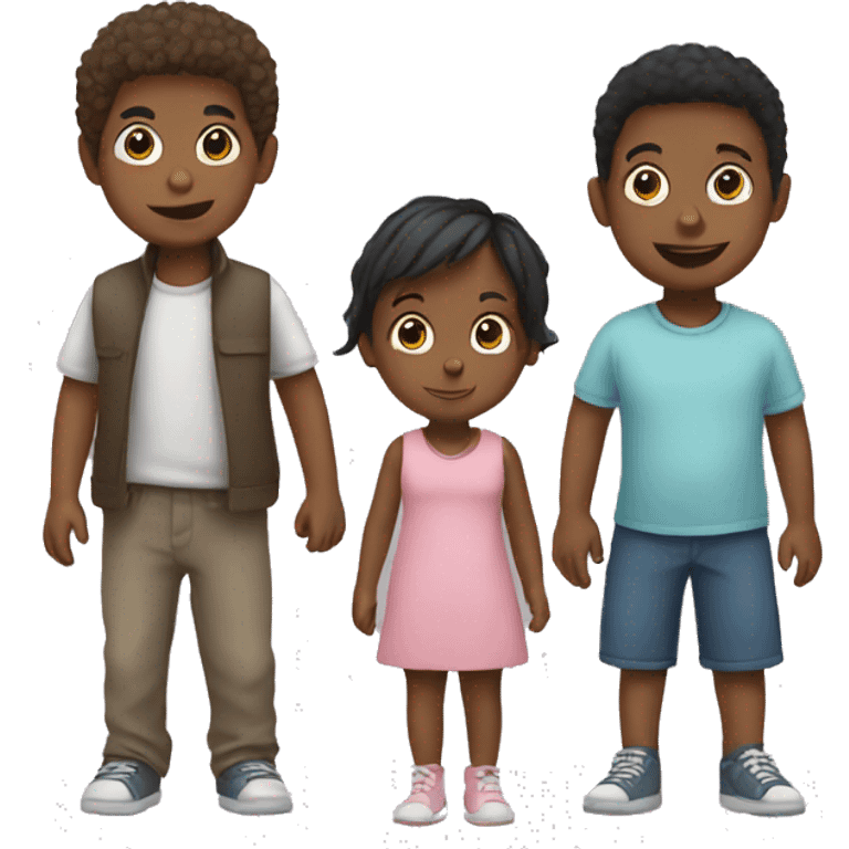 3 children  emoji