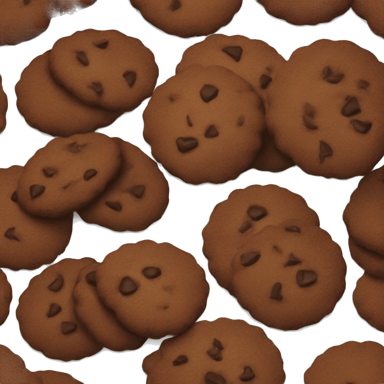 chocolate cookies  emoji