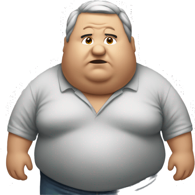 Fat man emoji