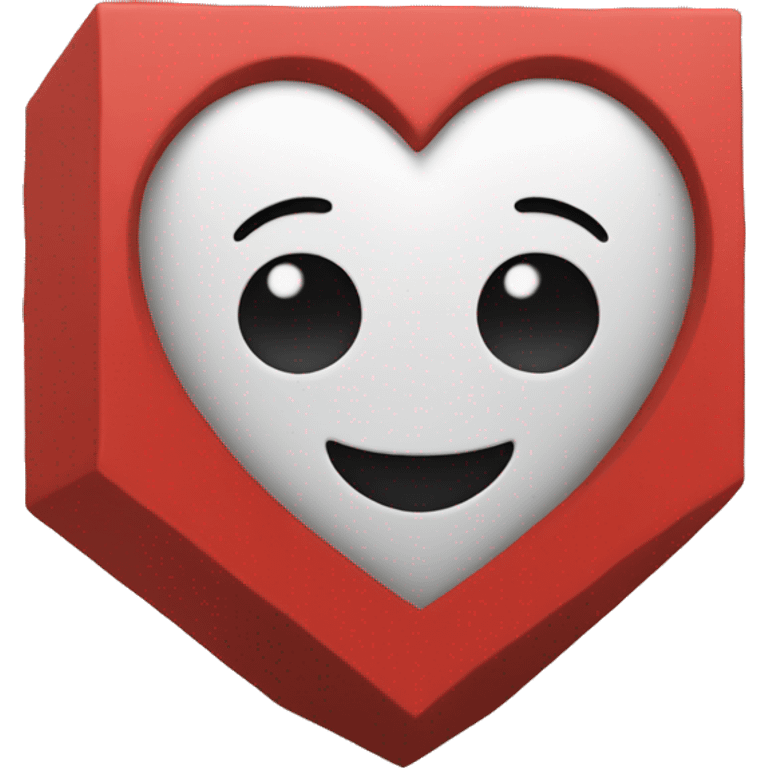 heart inside a block  emoji