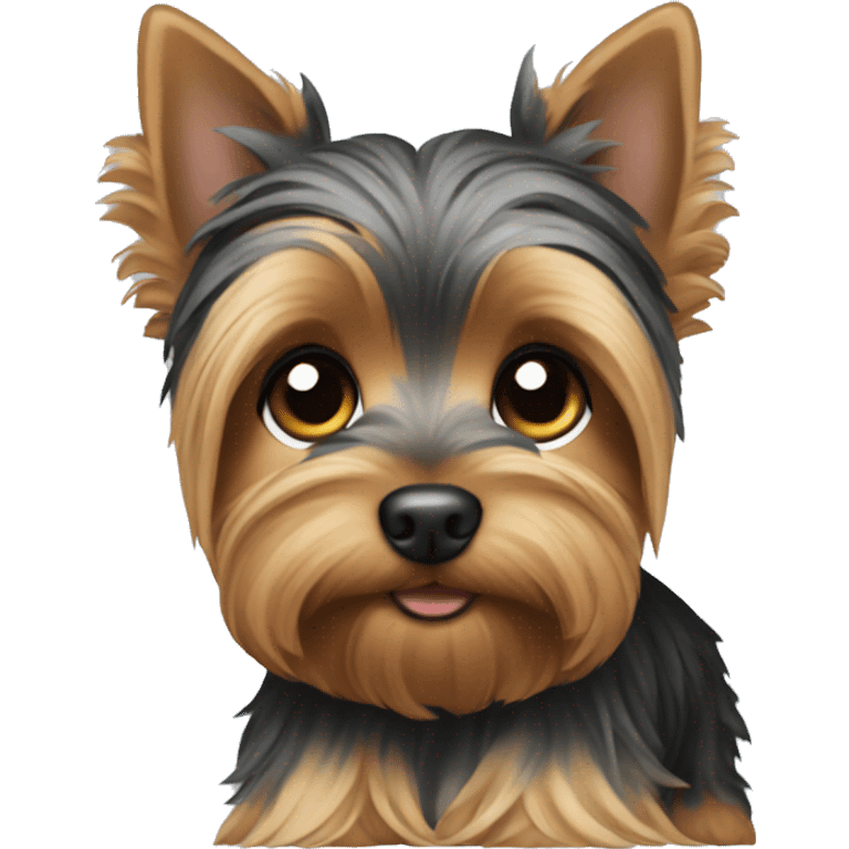 Yorkie puppy emoji