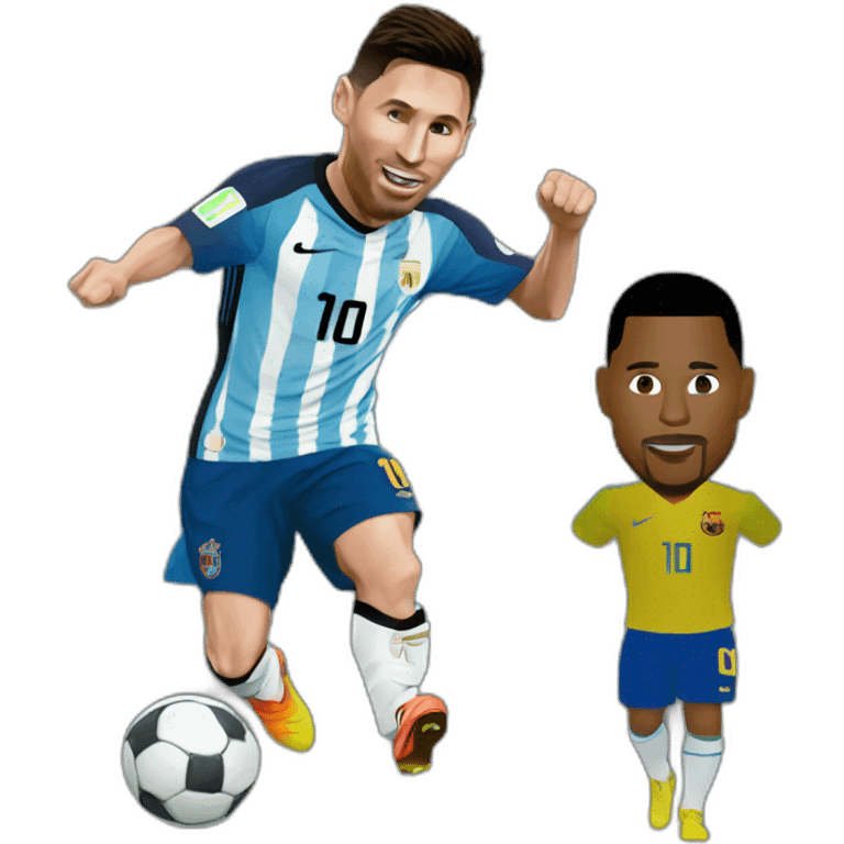 Messi suce ronaldo emoji