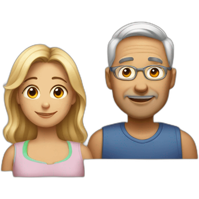 age gap couple emoji