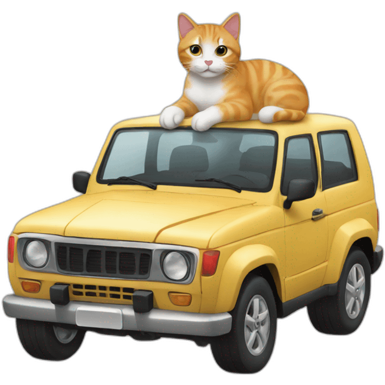 cat-on-car emoji