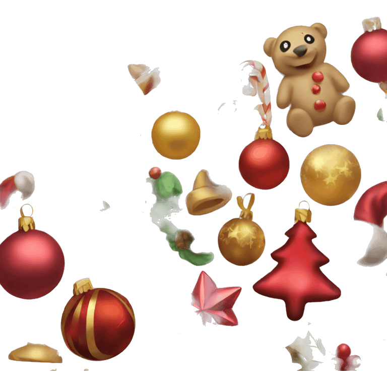 Aesthetic Christmas objects emoji