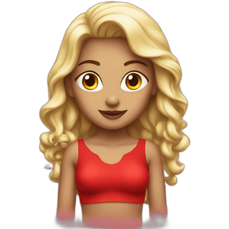 Sexy red emoji