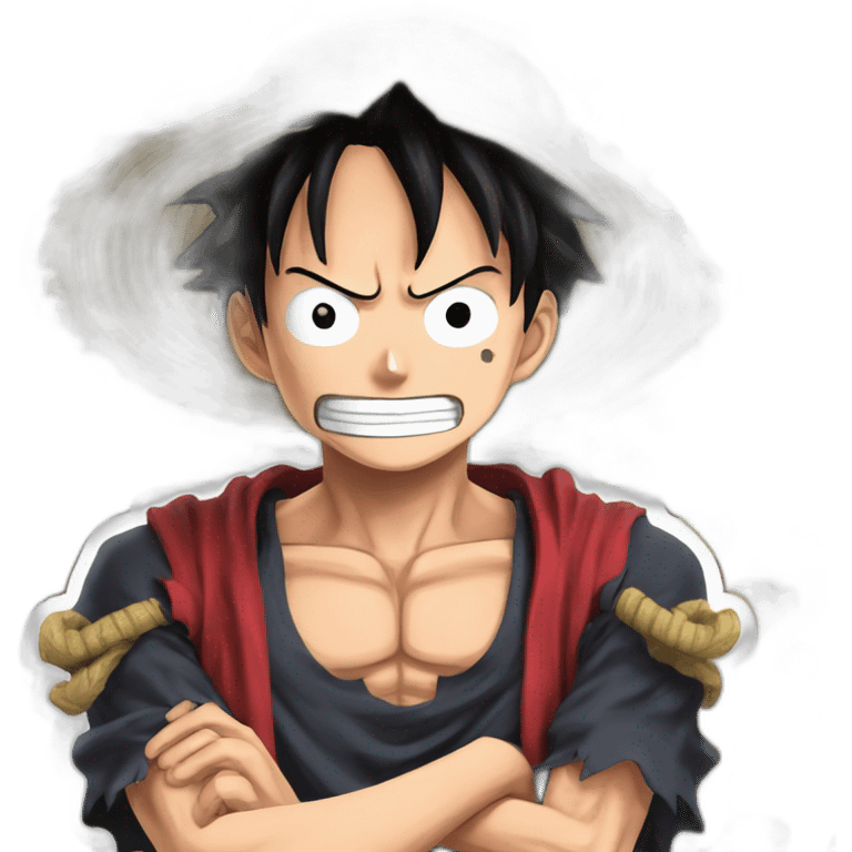 Luffy gear five emoji