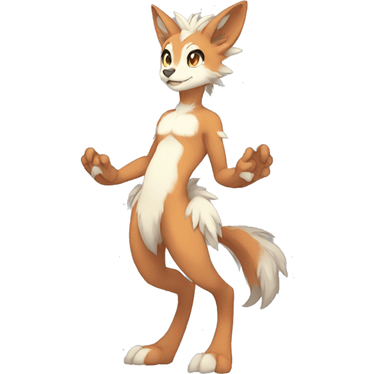 Anthro Sona Fakemon Full Body emoji