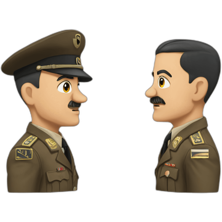 Hitler leve le bras emoji