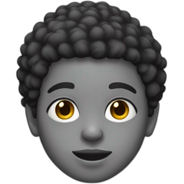 Afro boy emoji