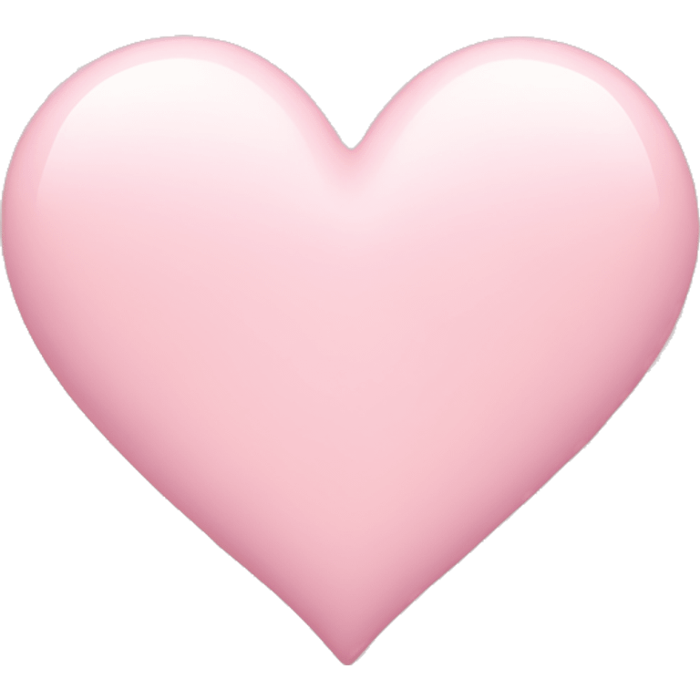 pastel pink heart emoji