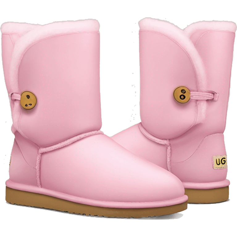 Babypink UGG shoes emoji