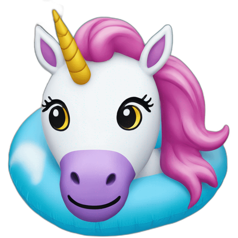 unicorn pool float emoji