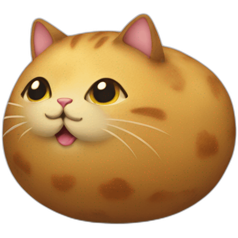 Cat potato emoji