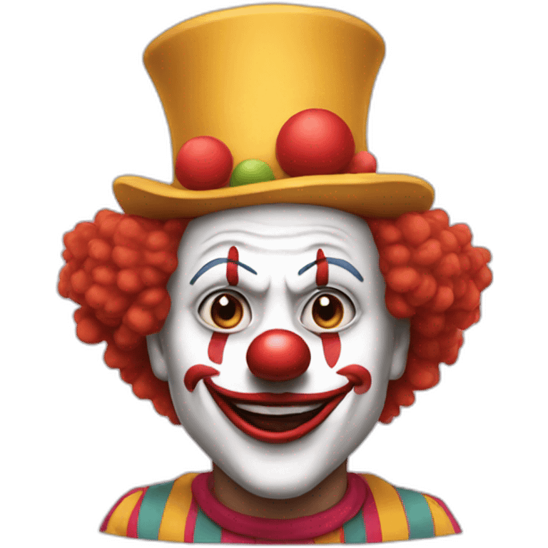 The clown it emoji