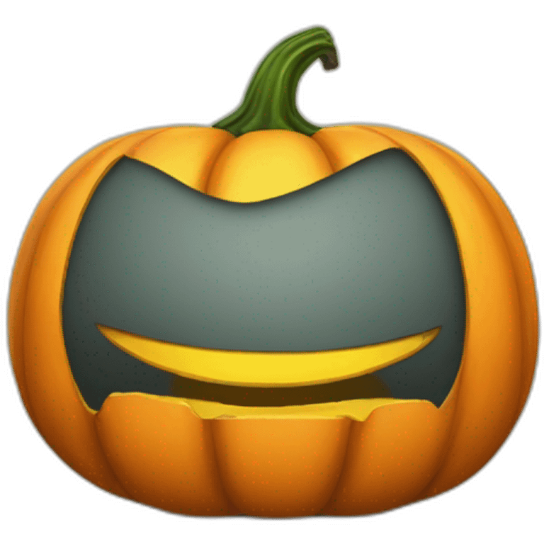 Citrouille Halloween effrayante emoji