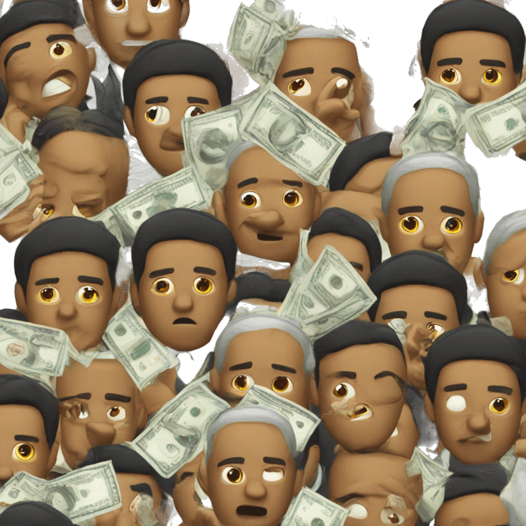 Too much money emoji