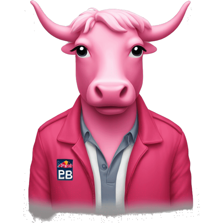 Pink red bull emoji