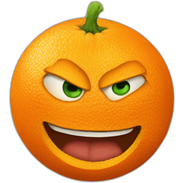 annoying orange emoji