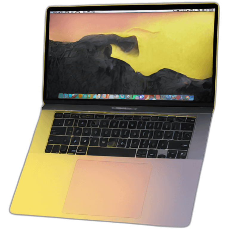 macbook pro 16 lemon colour emoji