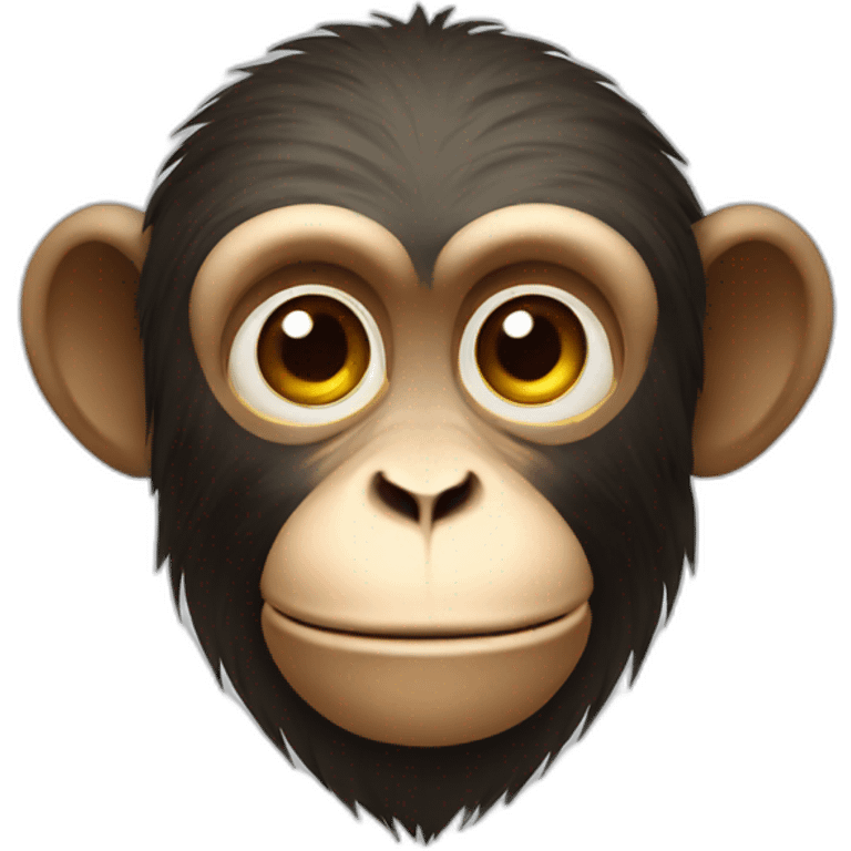 circle shape monkey  emoji