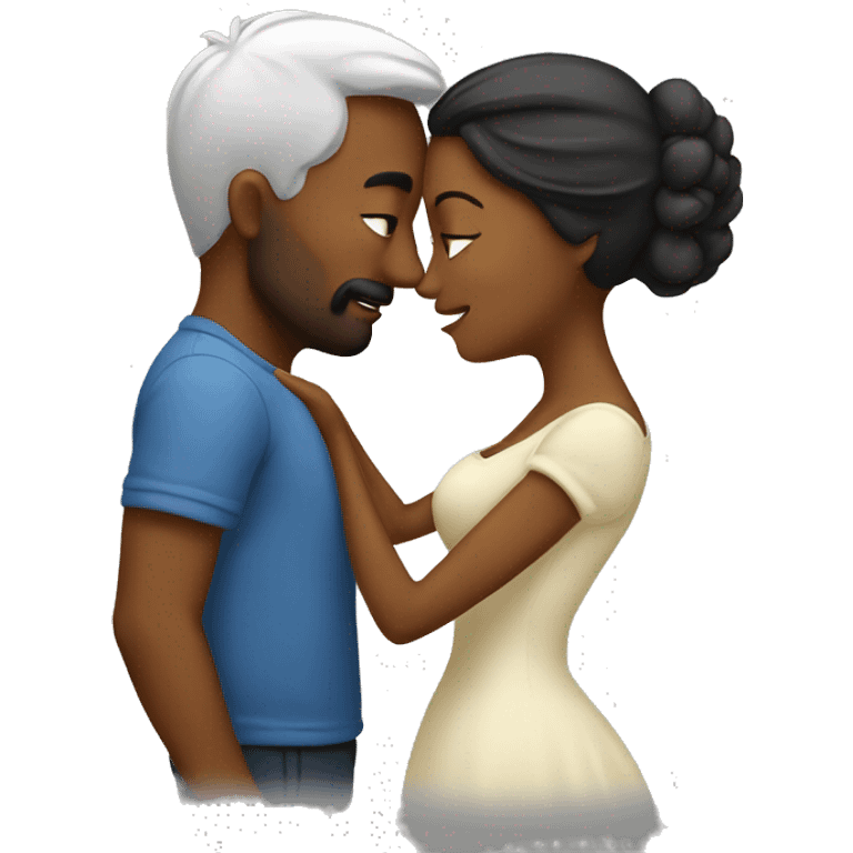 Wife and husband Kissing emoji