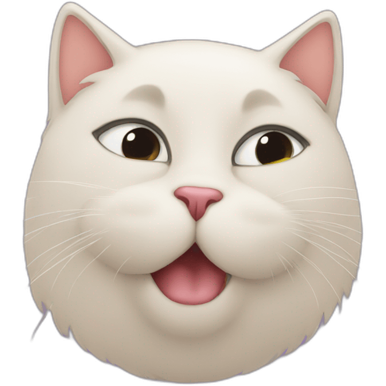 Cat kissing emoji