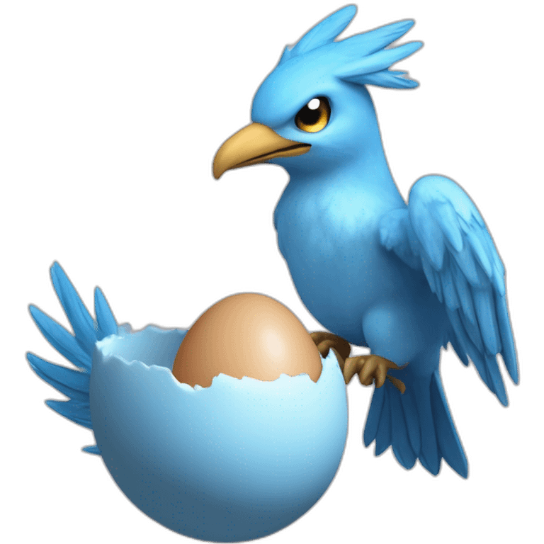 crazy funny stupid Articuno pokemon baby's realistic boku no pik o egg dual emoji