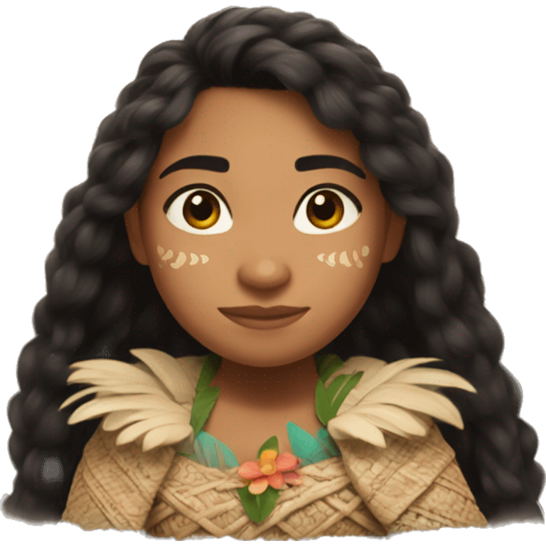 Moana from púa  emoji