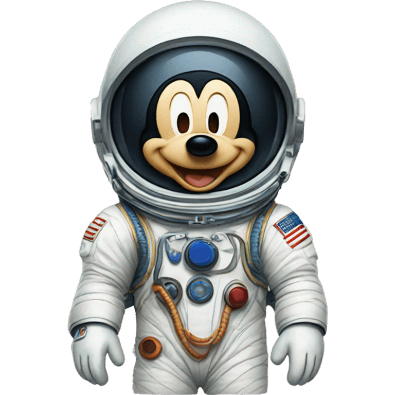 astronaut mickey mouse emoji