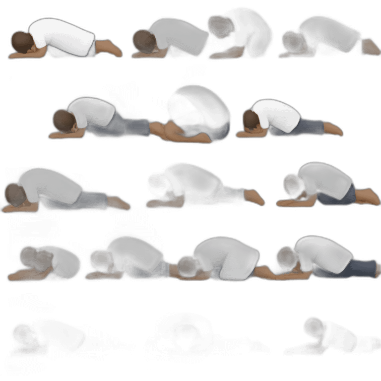 Muslim in prostration emoji