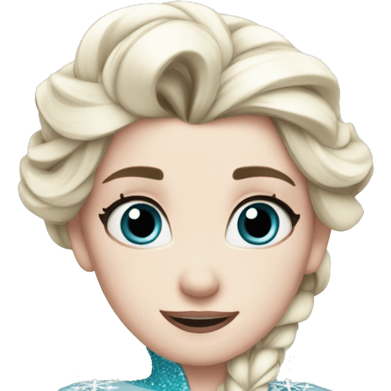 Elsa frozen emoji