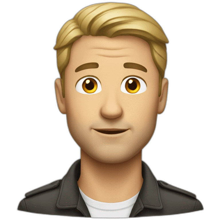 Major respect white guy emoji