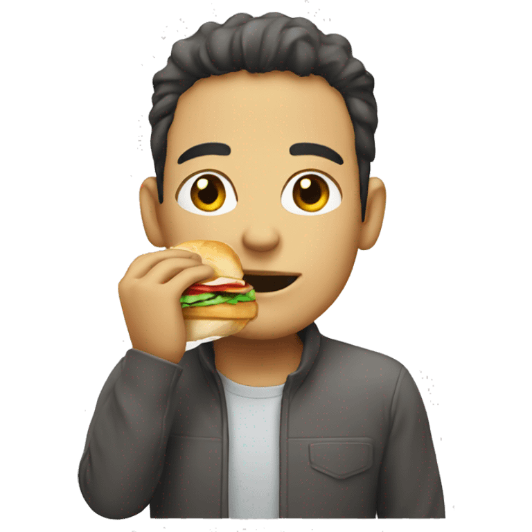 eating a sandwich  emoji