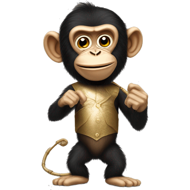 creepy cymbal chimp emoji