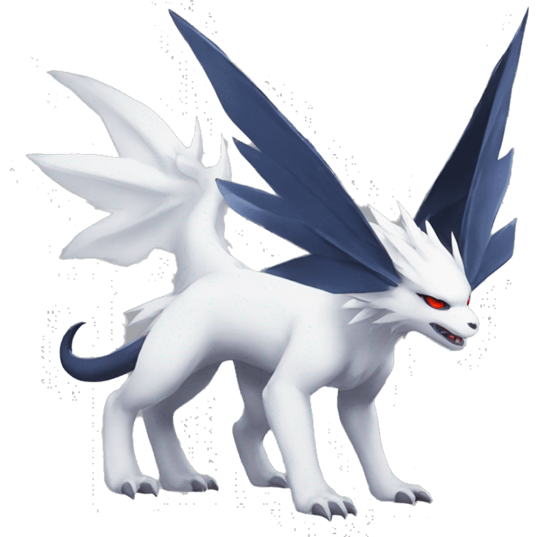 Edgy Cool Nargacuga-Absol-Pokémon Full Body emoji