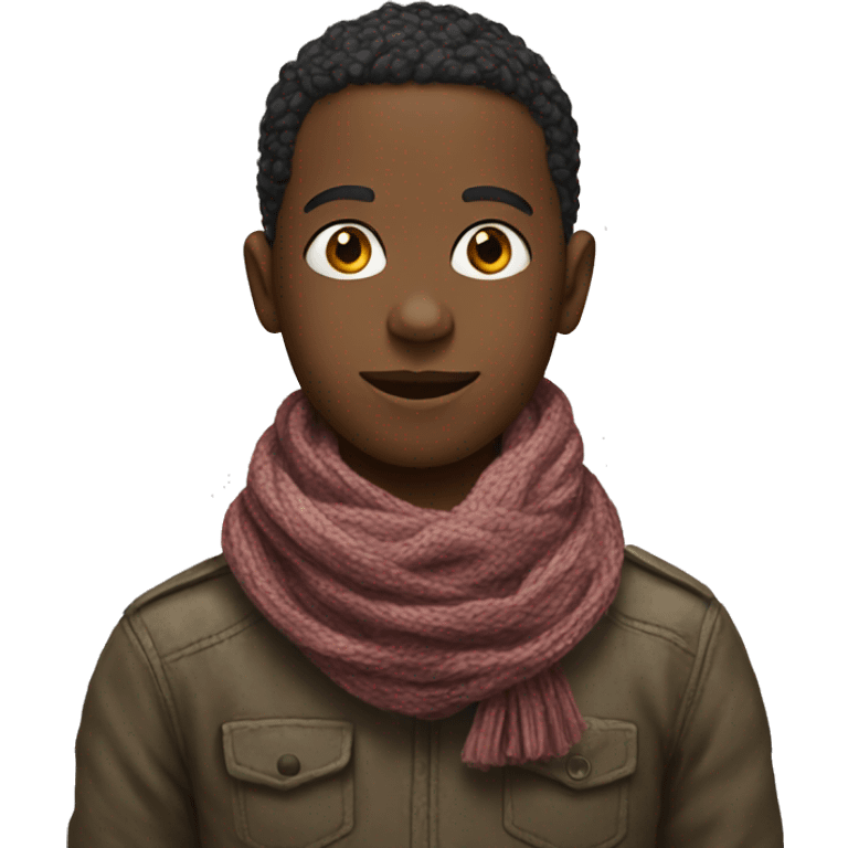 boy in scarf portrait emoji