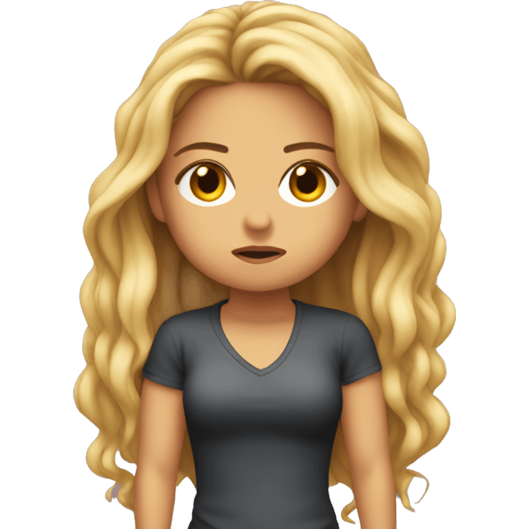 Shakira sad emoji