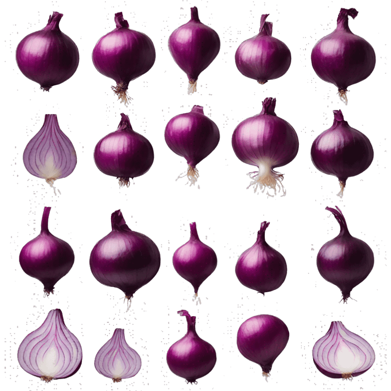 Red onion emoji