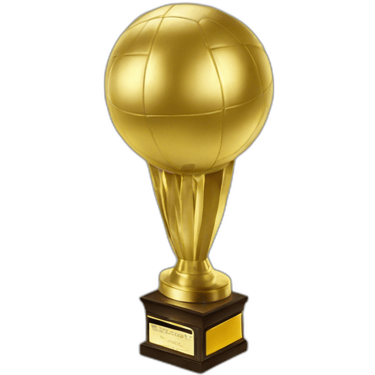 trofeo balon de oro emoji