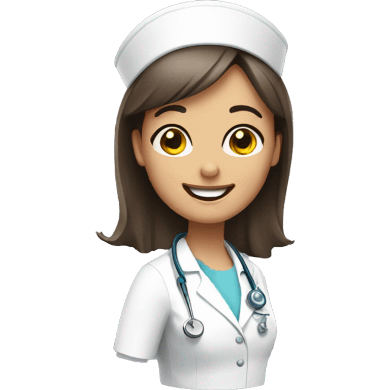 happy nurse emoji