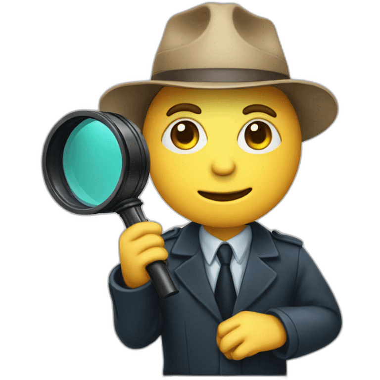 detective with magnifier emoji