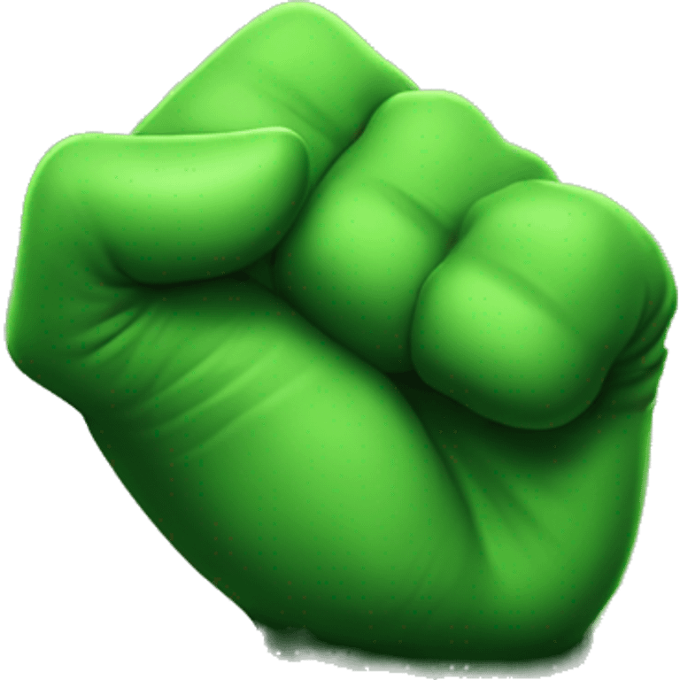 The green fist


 emoji