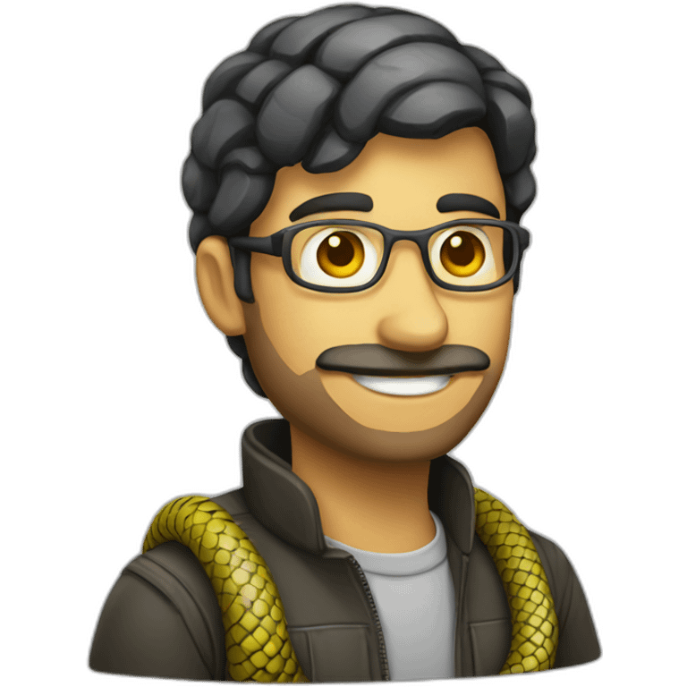 python snake developer emoji