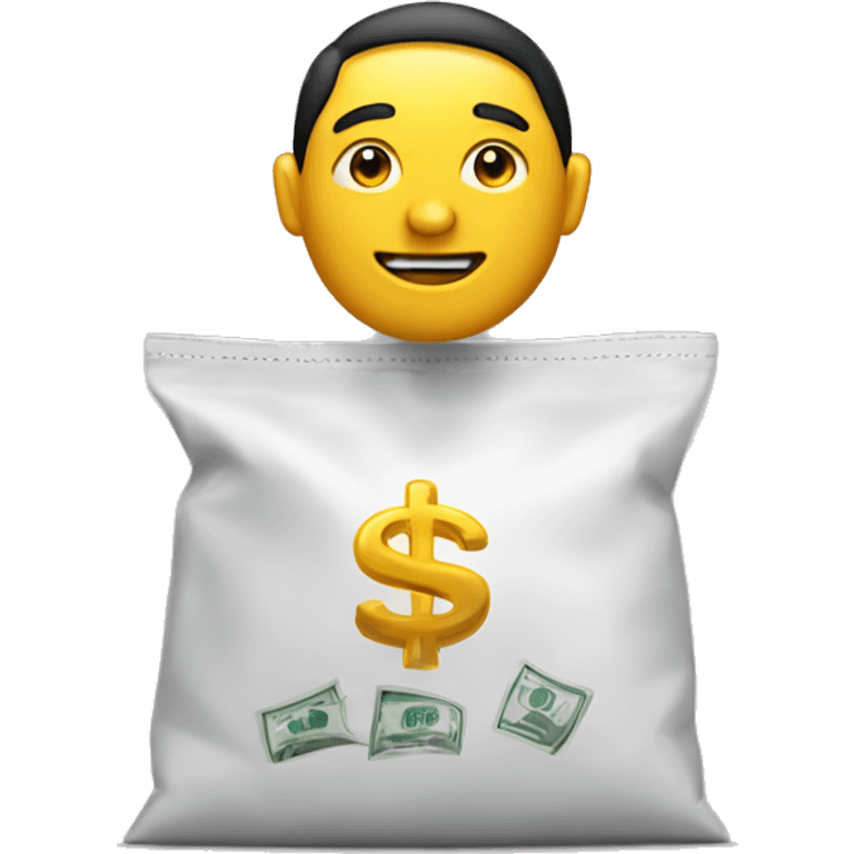 Ladrón con bolsa de dinero  emoji